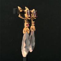 Earrings Cianfrone Gioielli Woman in Gold Quarzo OROR-81-198 - OROR-81-198